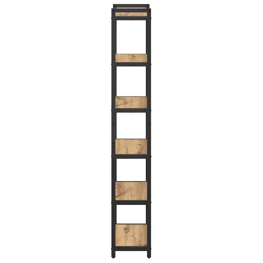 Bücherregal Artisan-Eiche 40 x 30 x 188 cm Holzwerkstoff
